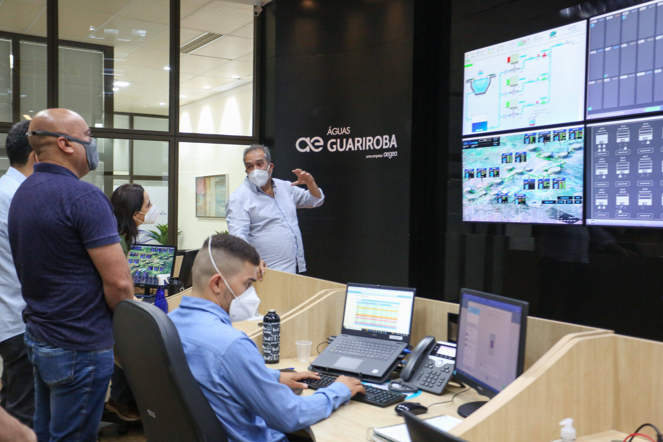 Ronilço Guerreiro visita Estação de Tratamento de Esgoto e Centro de  Controle de Operações da Águas Guariroba - Câmara Municipal de Campo Grande  - MS